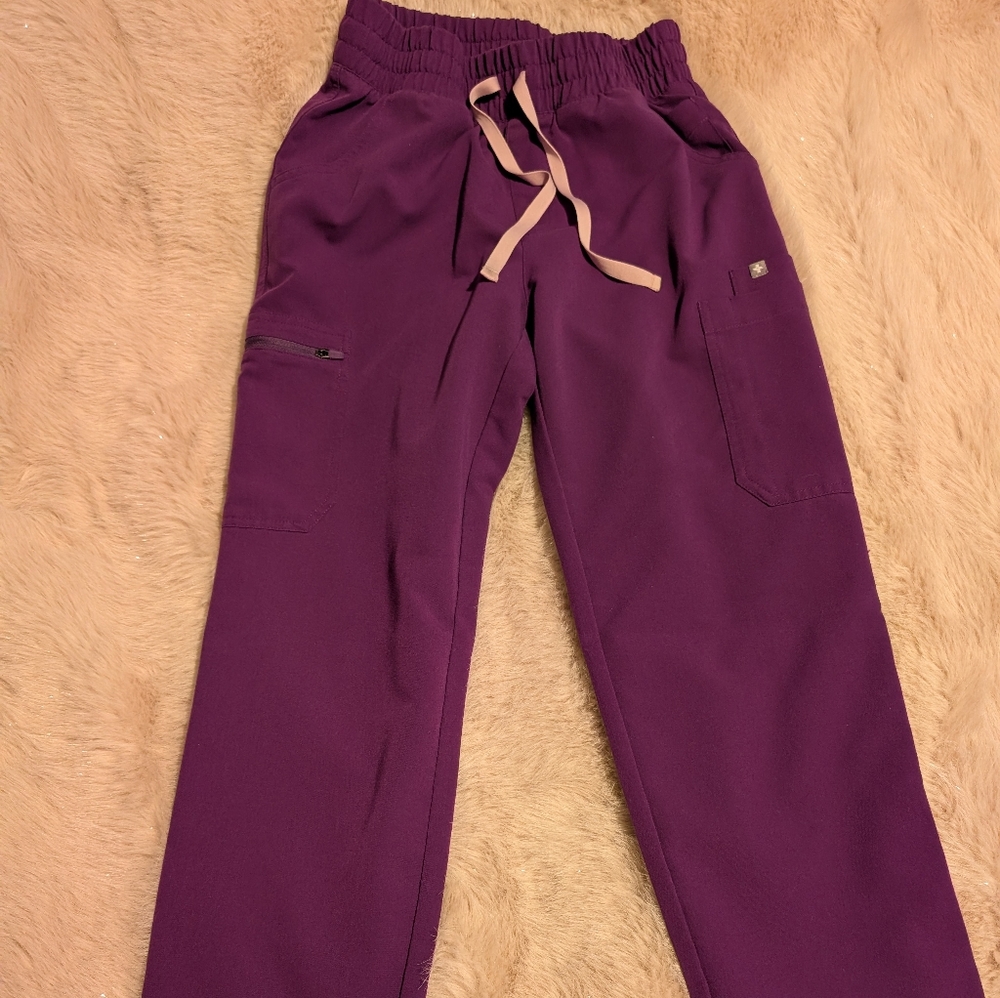 Figs Women's Scrub Pants in Purple